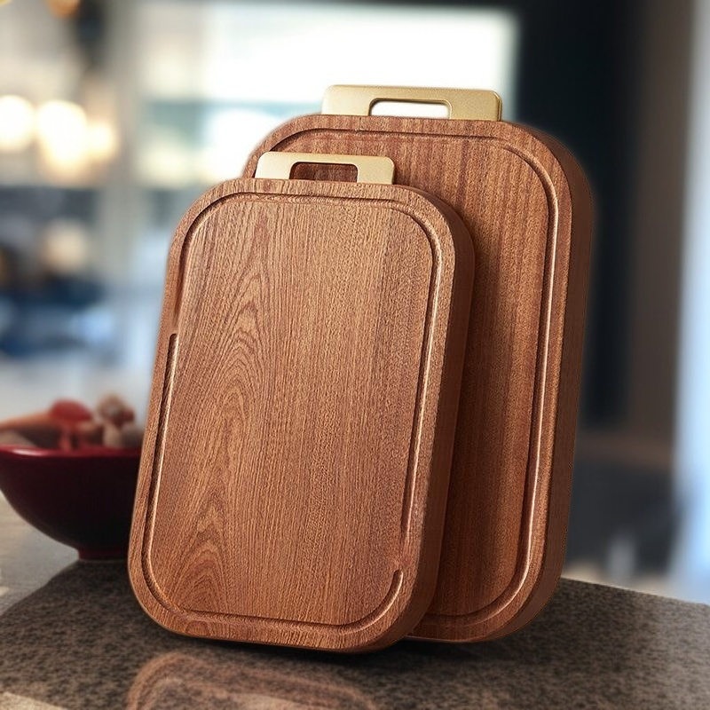 لوح تقطيع مقاوم للعفن مصنوع من خشب الصندل للاستخدام المنزلي