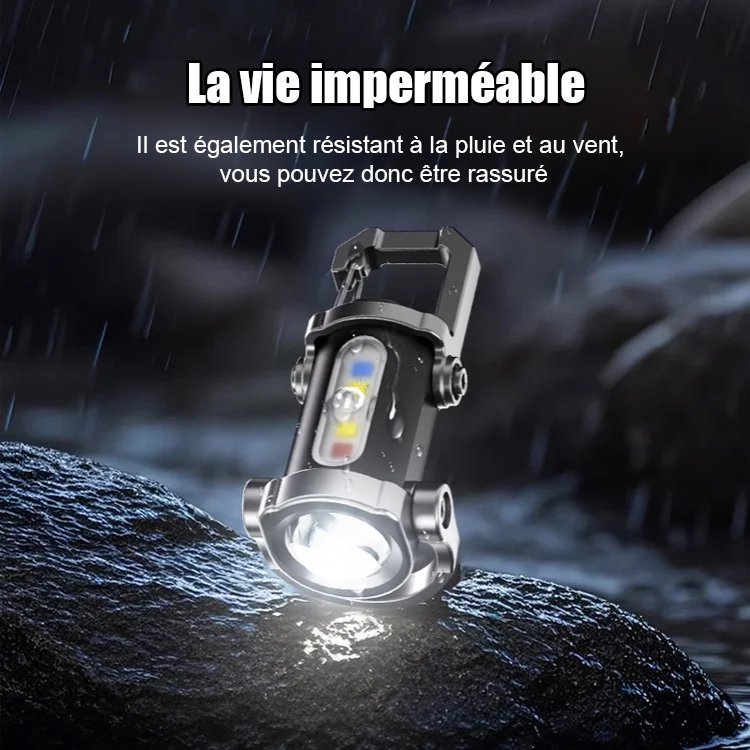 【Trois-en-un multifonctionnel】Lampe de poche SOS d'urgence