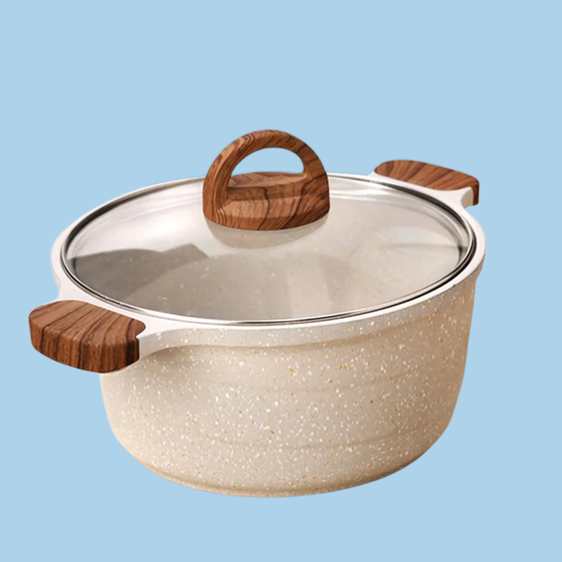 深型大容量の焦げ付き防止スープ鍋