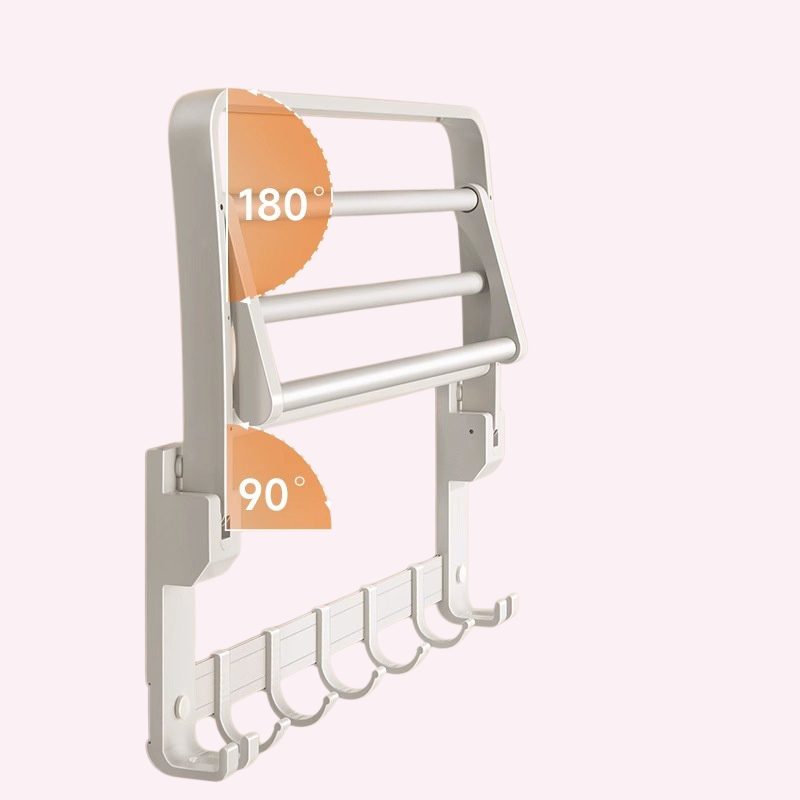 ホワイトトイレパンチフリー壁掛けタオル棚棚トイレトイレハンガーバスルームパンチフリーホワイトトイレ棚