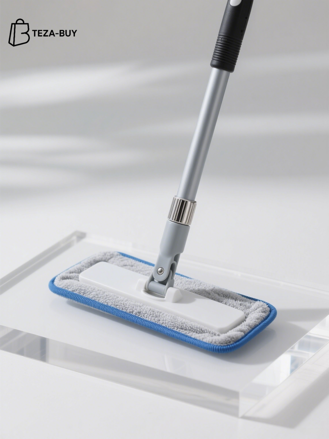 【省力不留浮水印】超大號棉線平板拖把