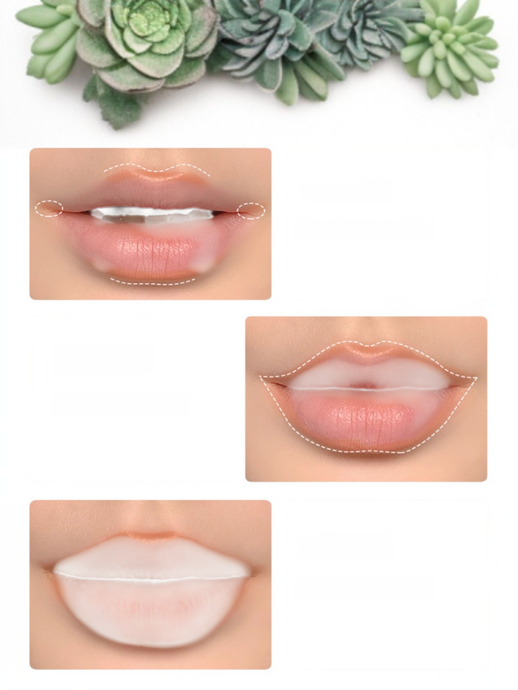 컵에 묻지 않는 듀얼 헤드 립스틱 립라이너