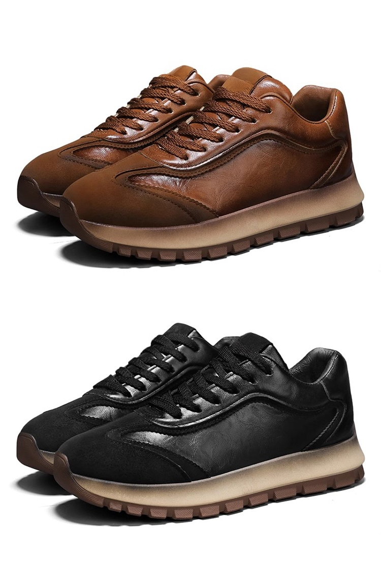 ビジネスにも使える本革メンズスニーカー