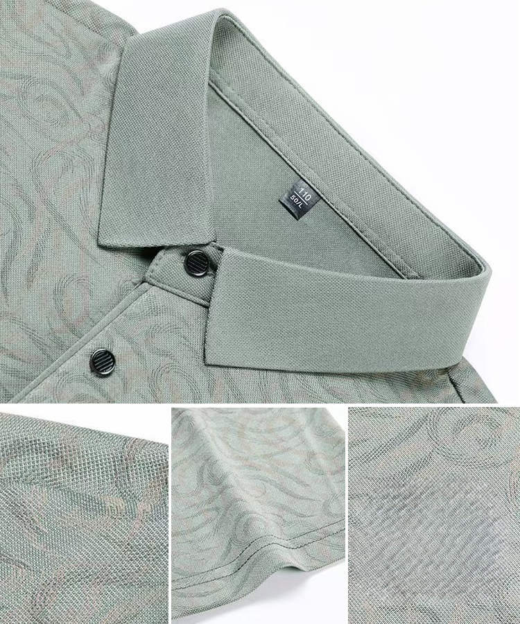 メンズ接触冷感半袖ポロシャツ