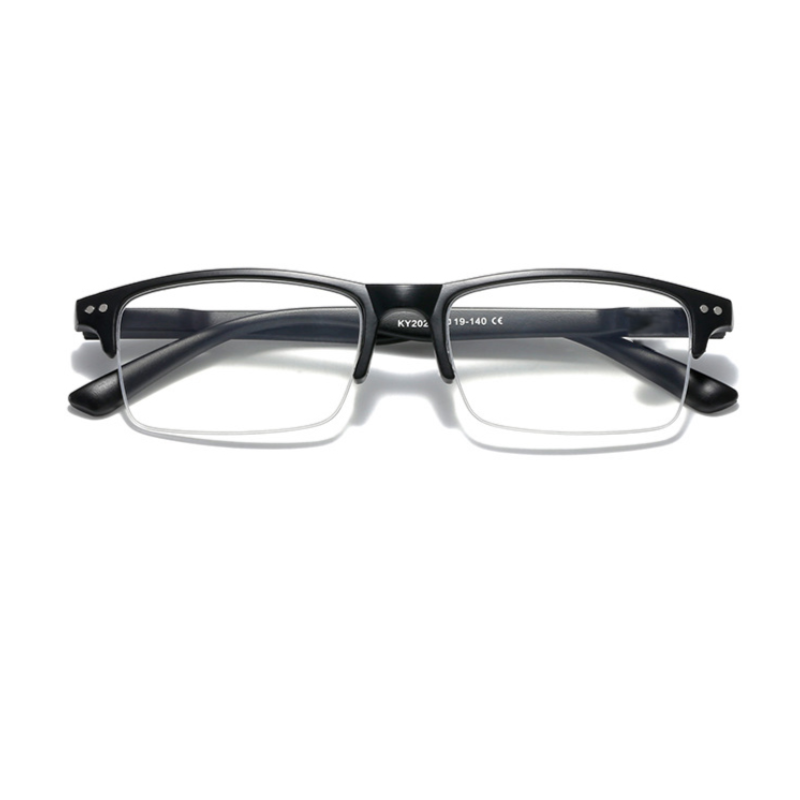 Scene leisure presbyopia preferred half frame antiblue light glasses