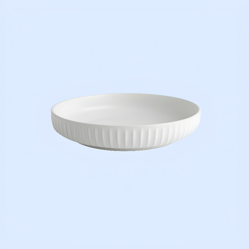 인테리어 적용 식기 그릇 세트 가정용 도자기 접시 수저세트 흑백 그레이 접시