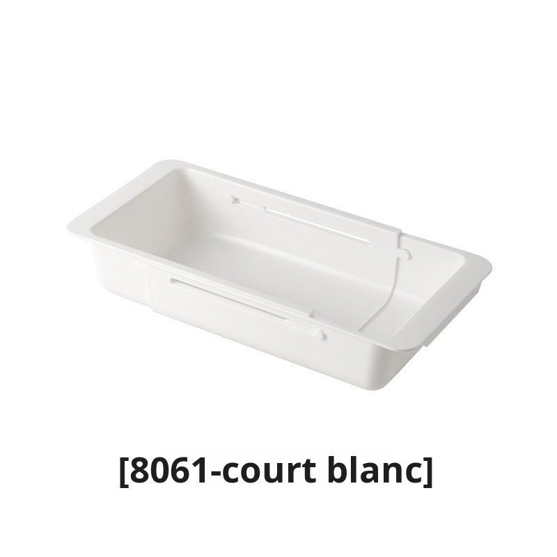 Boîte de rangement rétractable à tiroir en plastique, boîte de rangement de séparation de tiroir sus