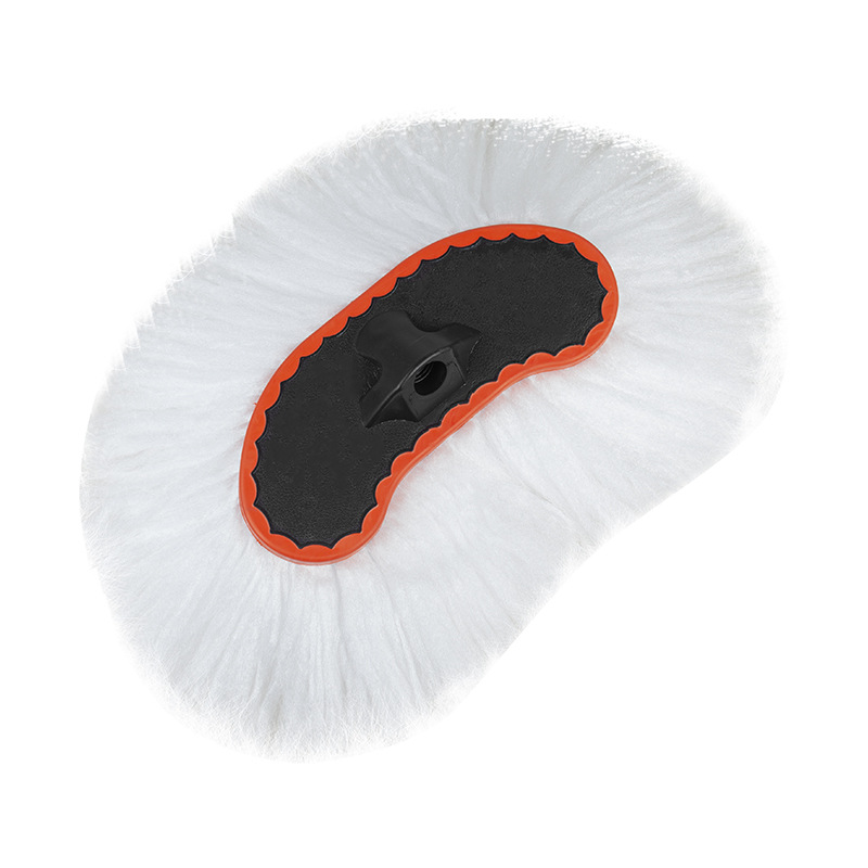 Car wash mop milk silk soft hair car retractable cleaning wax brush car long handle car wash brush