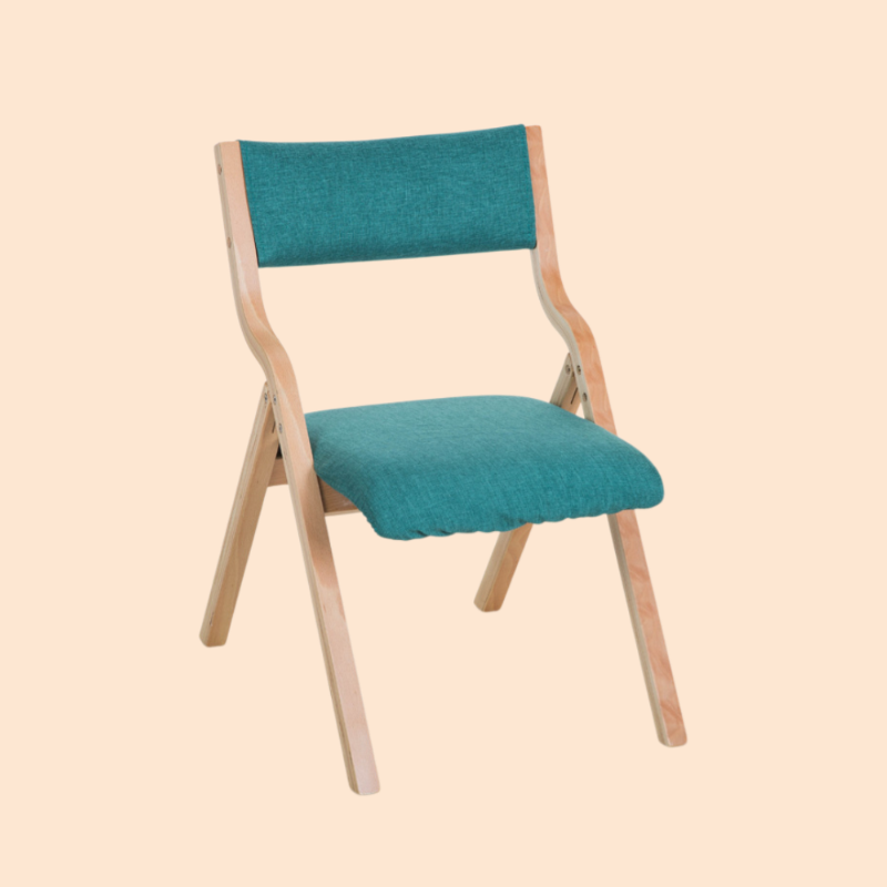 無垢材の折りたたみ椅子