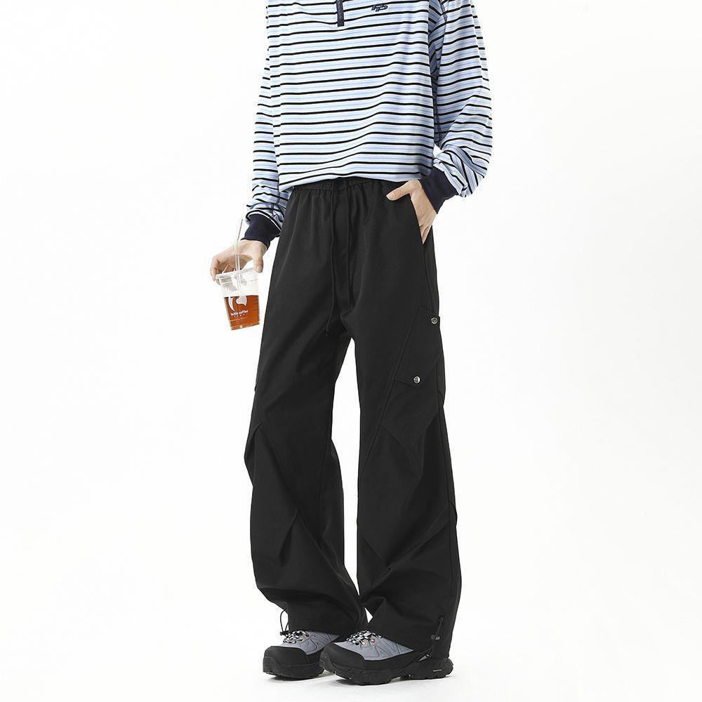 봄여름 빈티지 캐주얼 팬츠 남녀 공용 작업바지 캐주얼 남성 바지