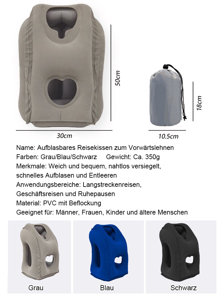 [Entspannt lange Reisen überstehen] Flugzeug-Wunderkissen zum Liegen und Schlafen