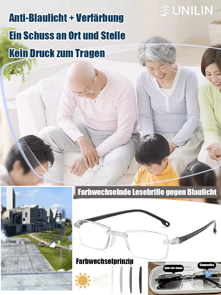 Anti-Blaulicht-Presbyopie-Brille