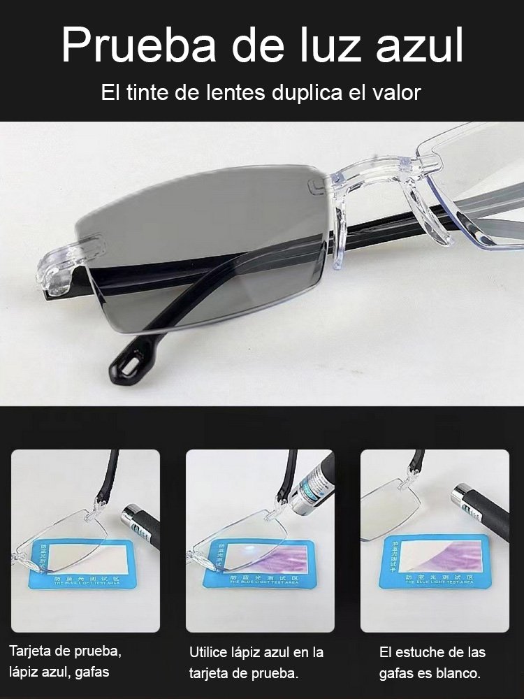 Gafas de lectura anti-luz azul con lentes fotocromáticas