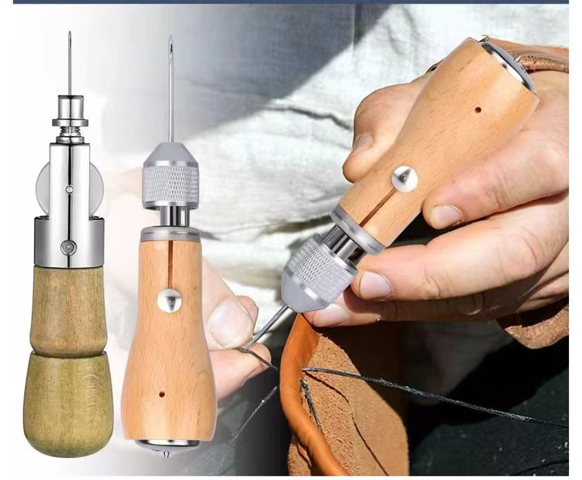 Šicí šídlo – detail ergonomické rukojeti