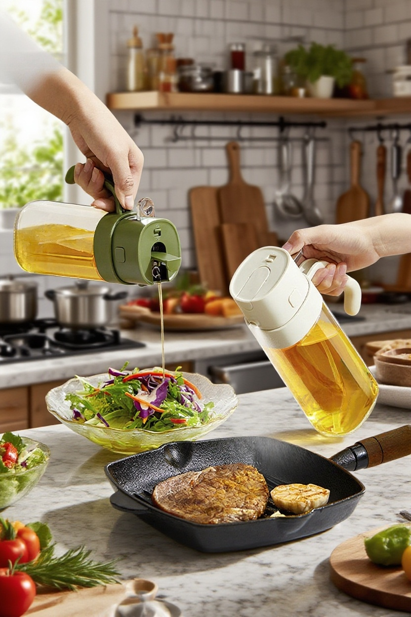 غلاية زيت عصرية مناسبة لجميع أنواع الزيوت