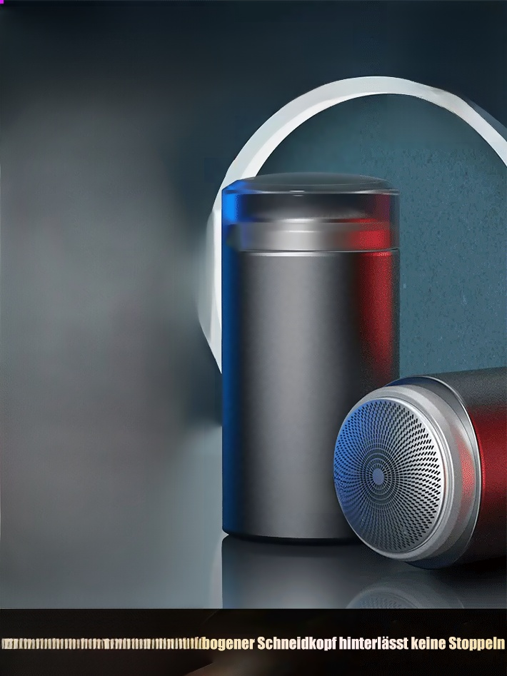 Saubere, sanfte Reinigung elektrischer Minirasierer