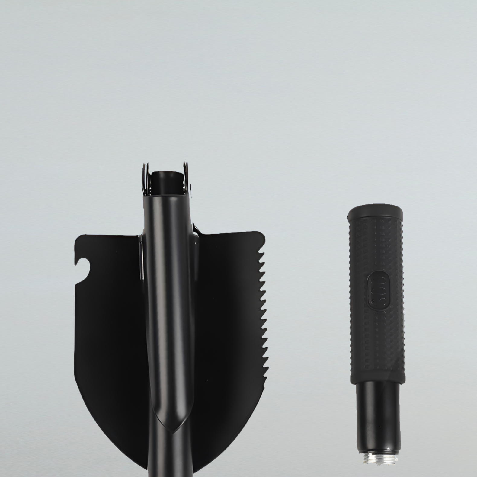 コンパス折りたたみエンジニアシャベル折りたたみポータブル緊急救助アウトドアアドベンチャーエンジニアシャベル折りたたみスクエアつるはし鍬