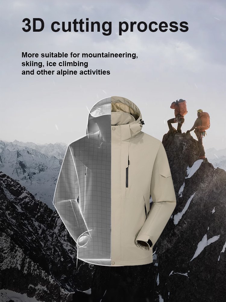 【gelybiya】Windproof mountaineering outdoor assault suit