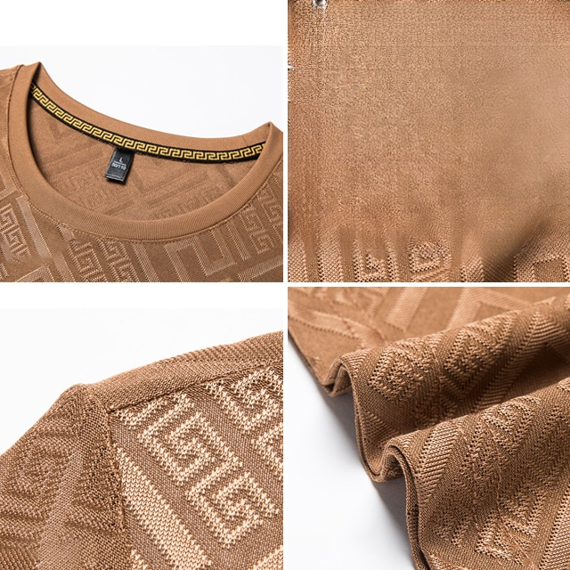 아이스 자가드 다크 남성 반팔