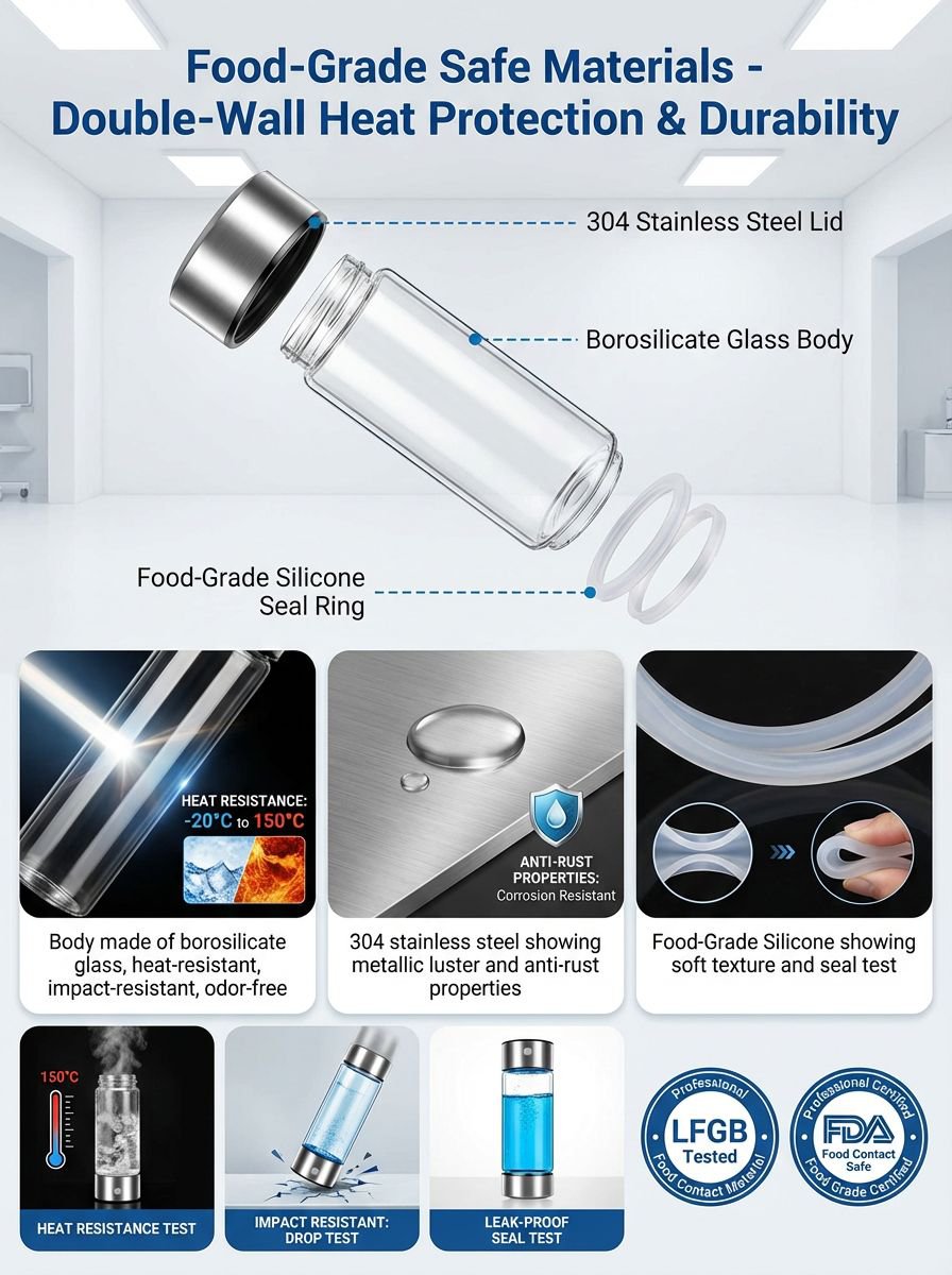 "Complete Cure for Kidney Disease" Kidney Care Hydrogen-Rich Water Cup