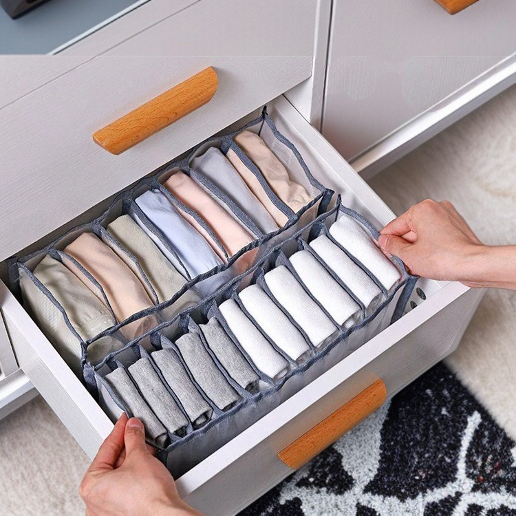 여성 가정용 수납함 망사 칸막이 속옷 수납함 서랍형 의류정리함 칸막이 양말정리칸 양말수납함