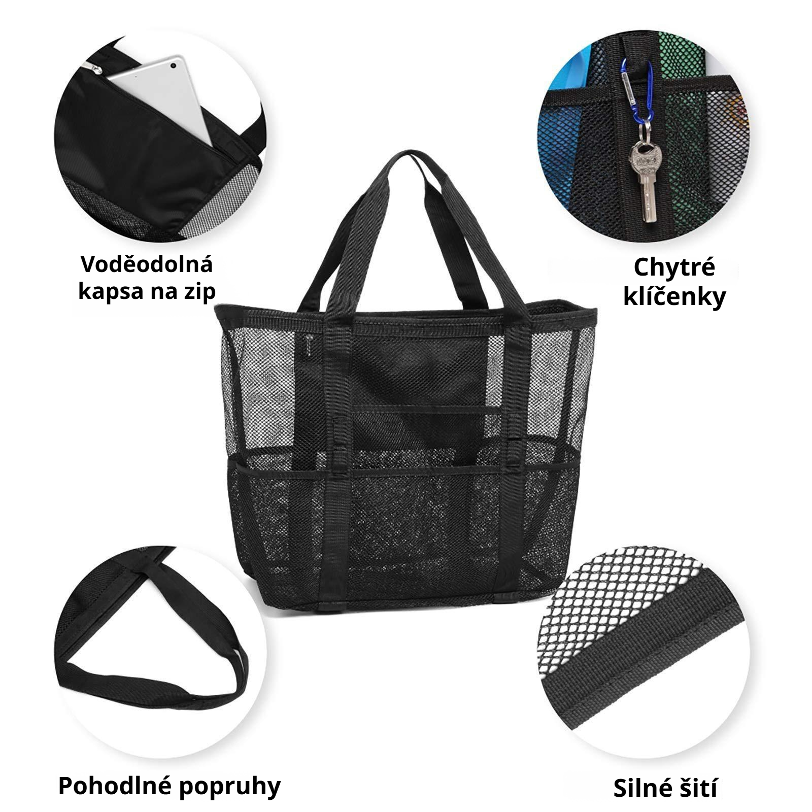 Lehká a praktická taška na letní výlety