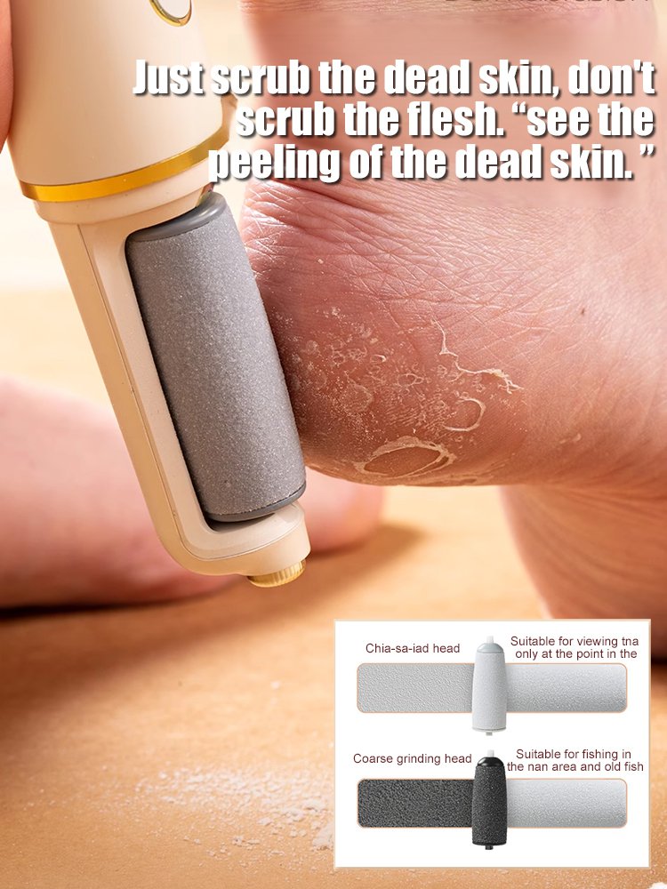 Electric foot scrubber