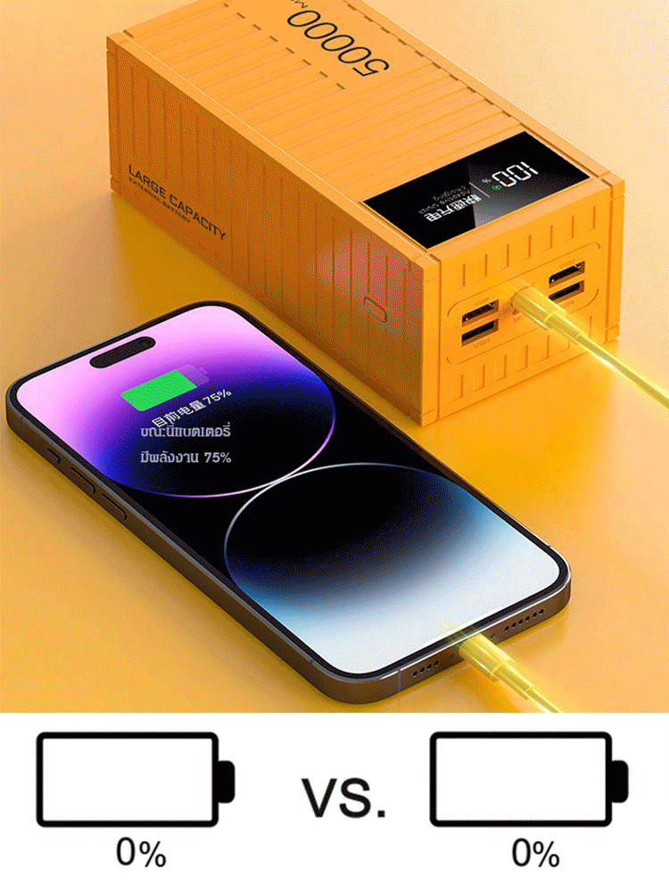 【20000mAh Container】Neue 66W Super-Schnelllade-Powerbank