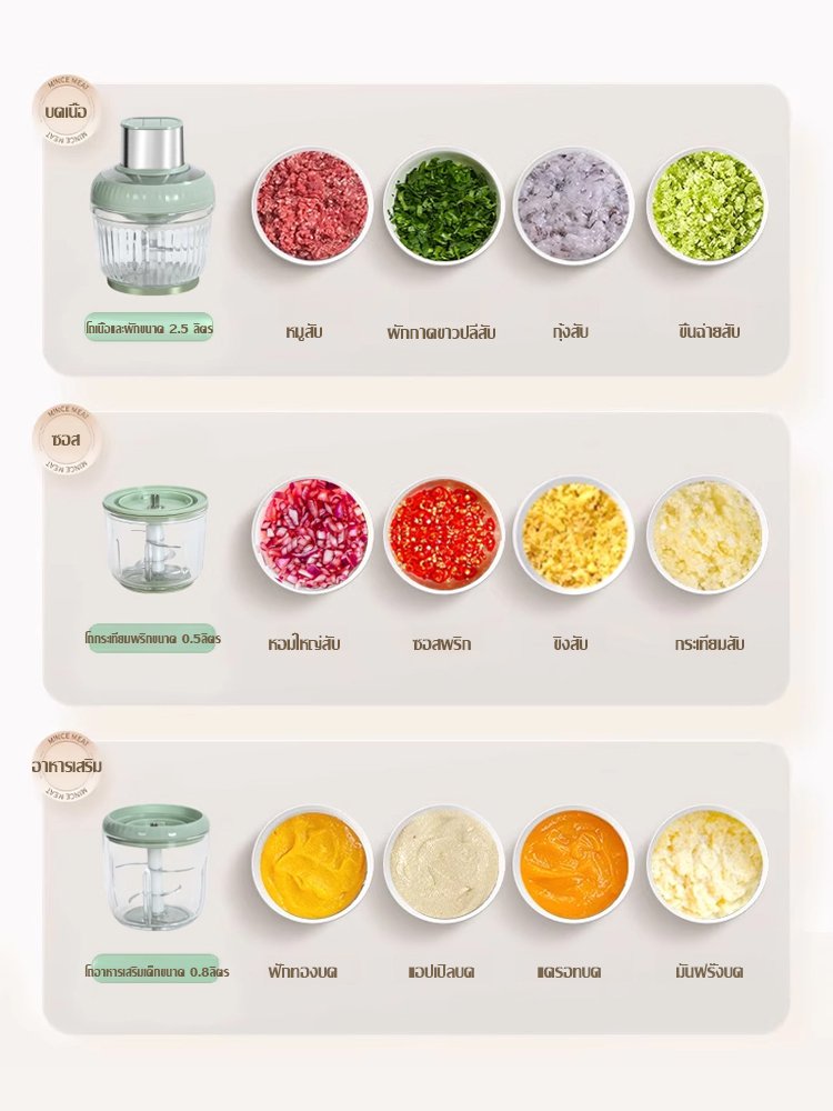 เครื่องบดอเนกประสงค์แบบ3 อิน1