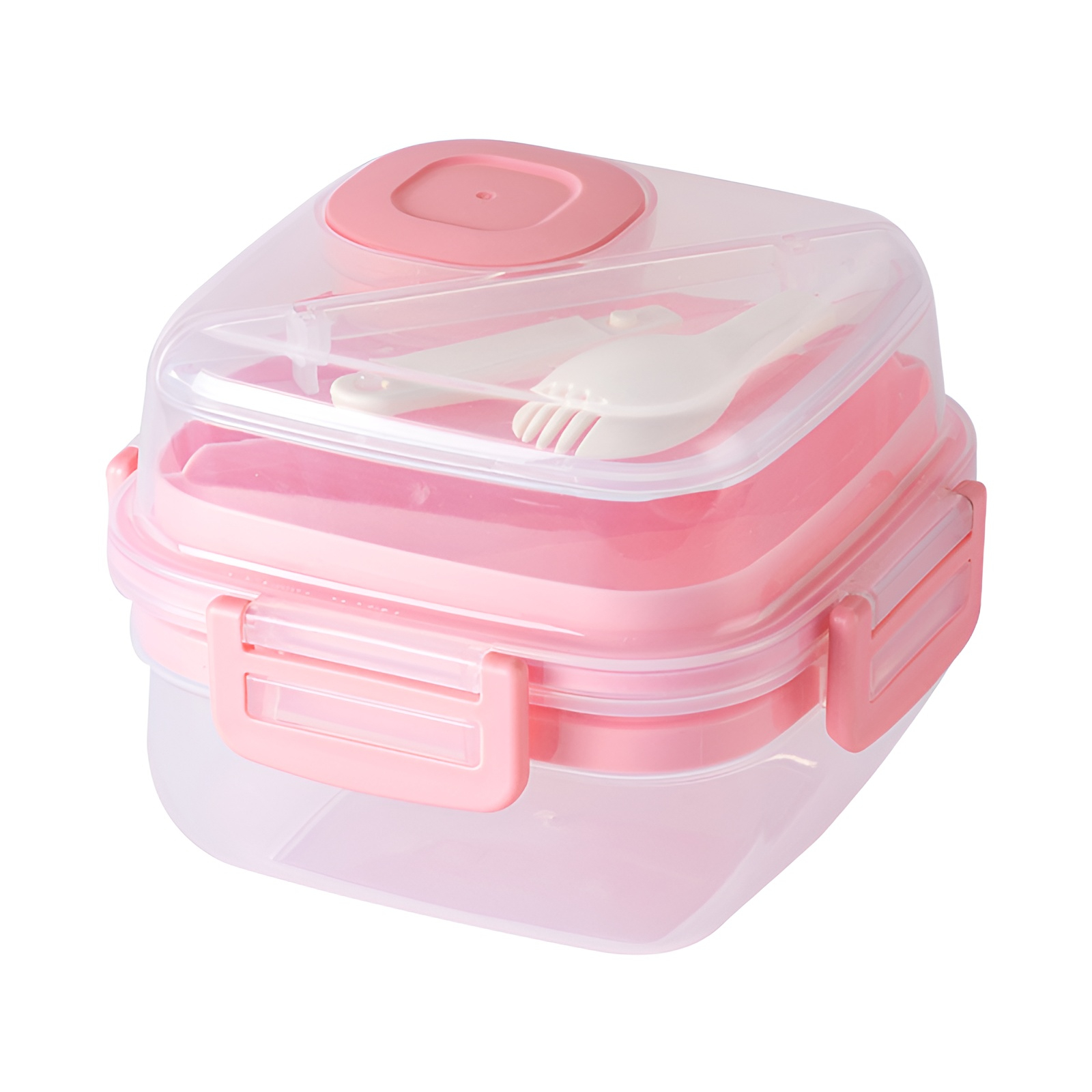 加熱弁当箱食品グレード電子レンジ専用オフィスワーカー弁当箱二重層大容量フレッシュフルーツ弁当箱