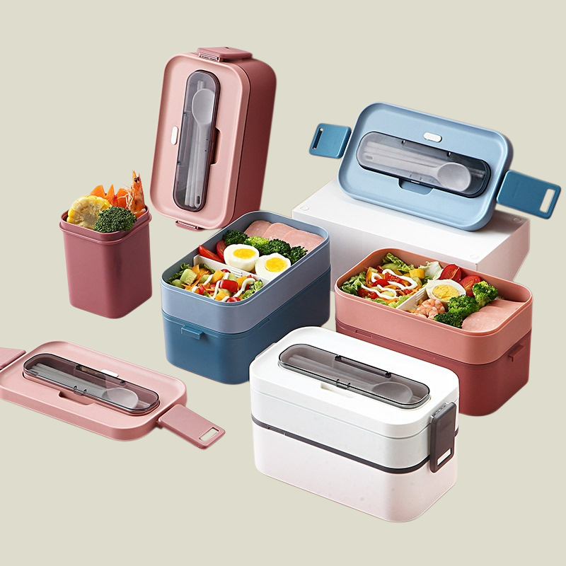 대용량 내고온 이중 도시락