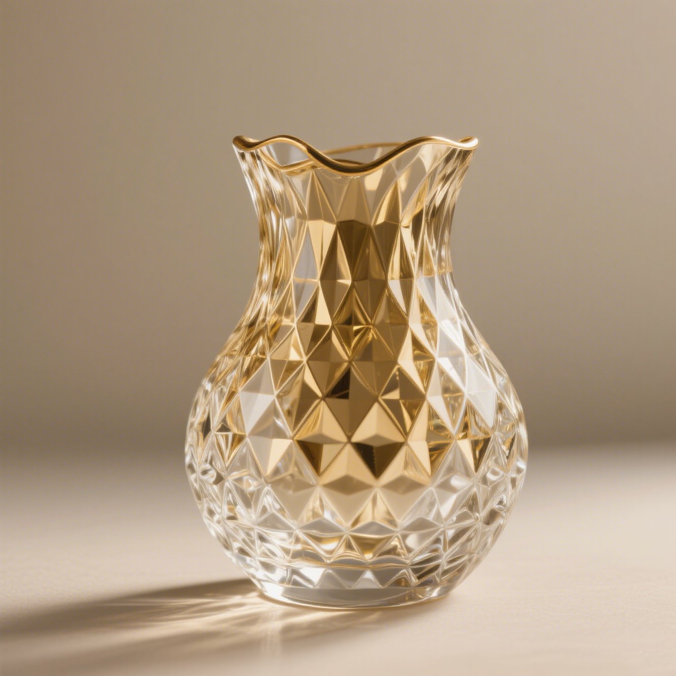 Elegantní křišťálové vázy (3 ks)