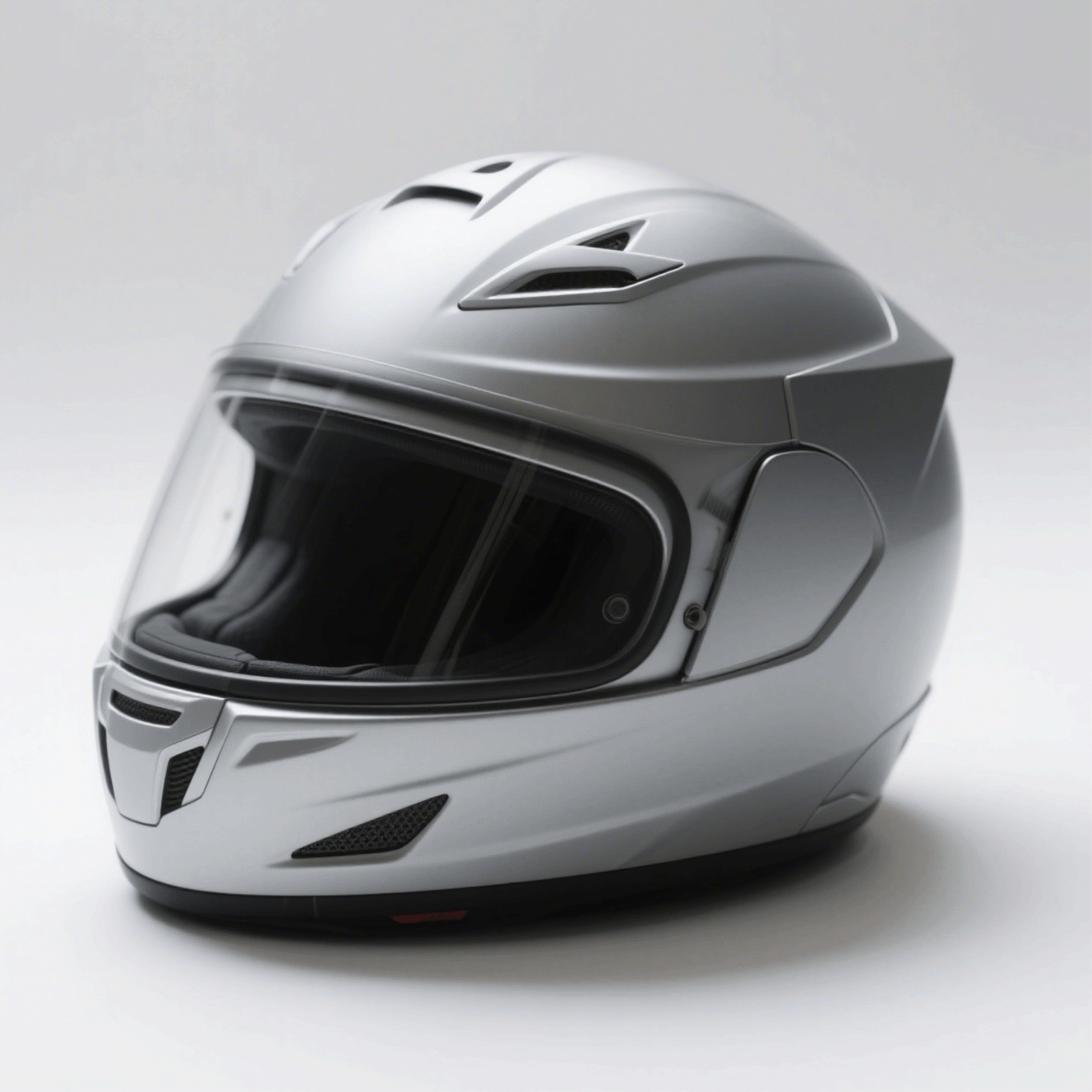 Casco de carreras de fibra de vidrio ultraligero vista frontal