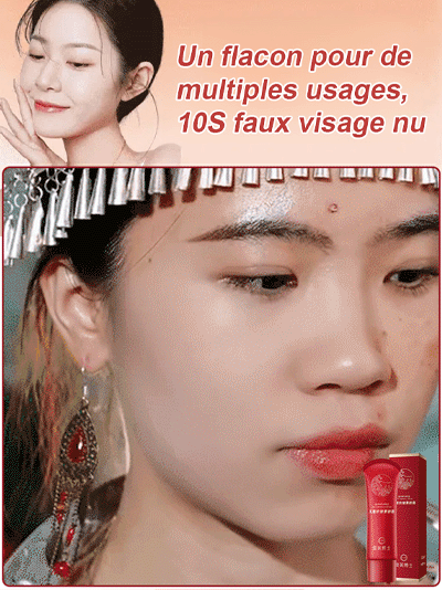 【Un flacon multi-effets】Crème sans maquillage à cinq actions anti-rides