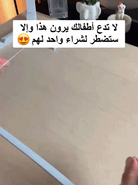 لوحة رسم أكريليك شفافة مضيئة للأطفال قابلة للمسح والكتابة