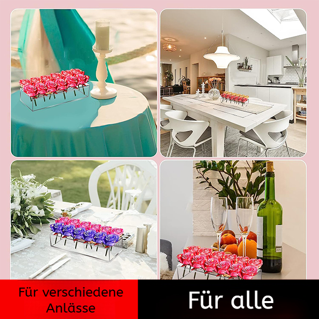 Moderne Acryl Rechteckige Vase