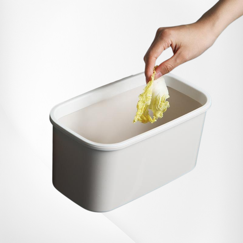 キッチン壁掛けゴミ箱 日本製 吊り下げ式 ホワイト