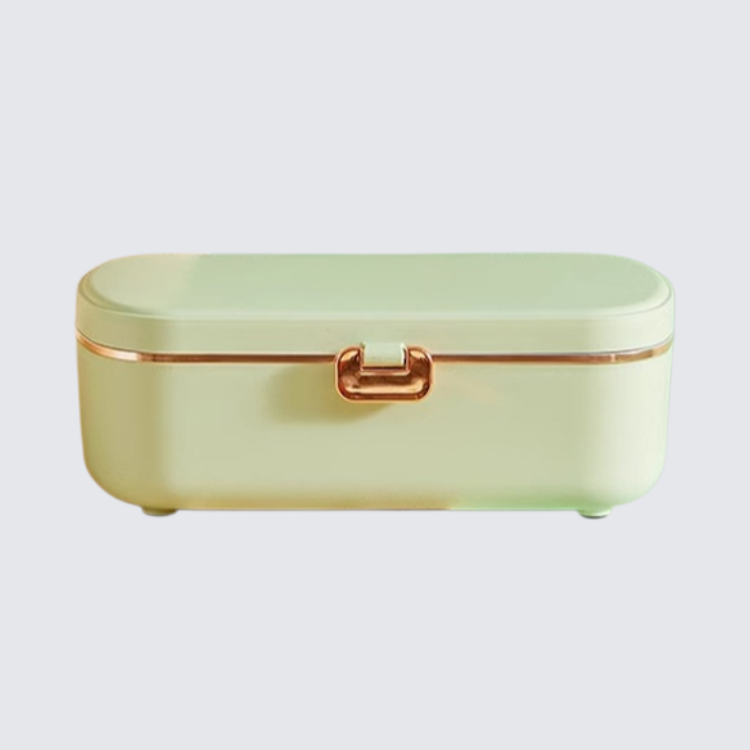 Portable water-free heating lunch box