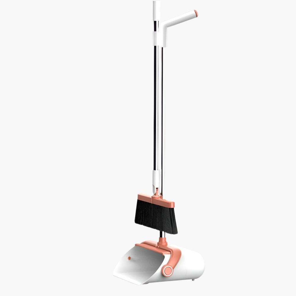 Household broom and dustpan set