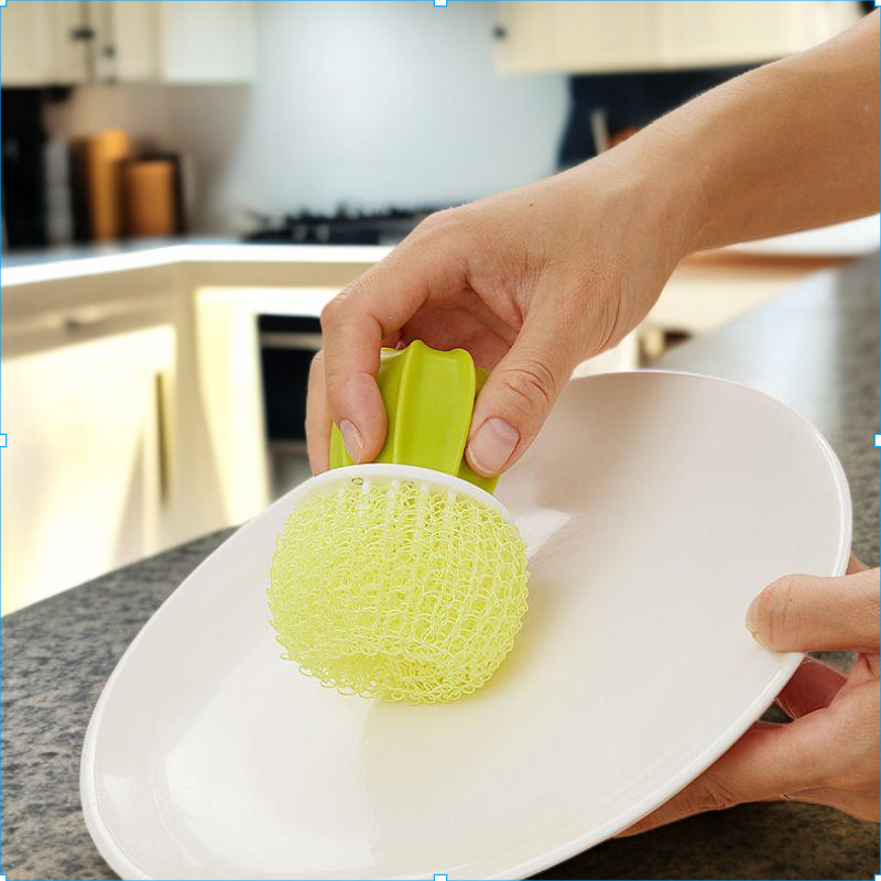 New cactus cleaning ball with good cleaning effect, household kitchen cleaning brush