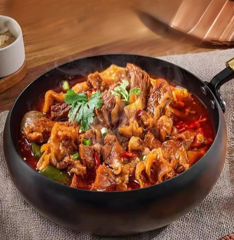 [Unbeschichtetes gesundes Kochgeschirr] Eisenauffrischendes reines Eisen Antihaft-Kochgeschirr