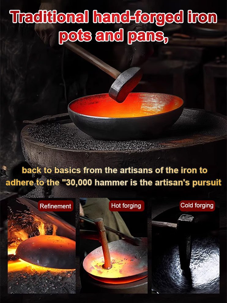 Uncoated non stick pan
