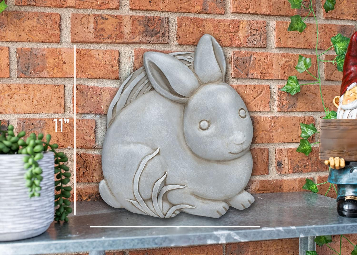 Close-up of textured outdoor decorative stepping stone