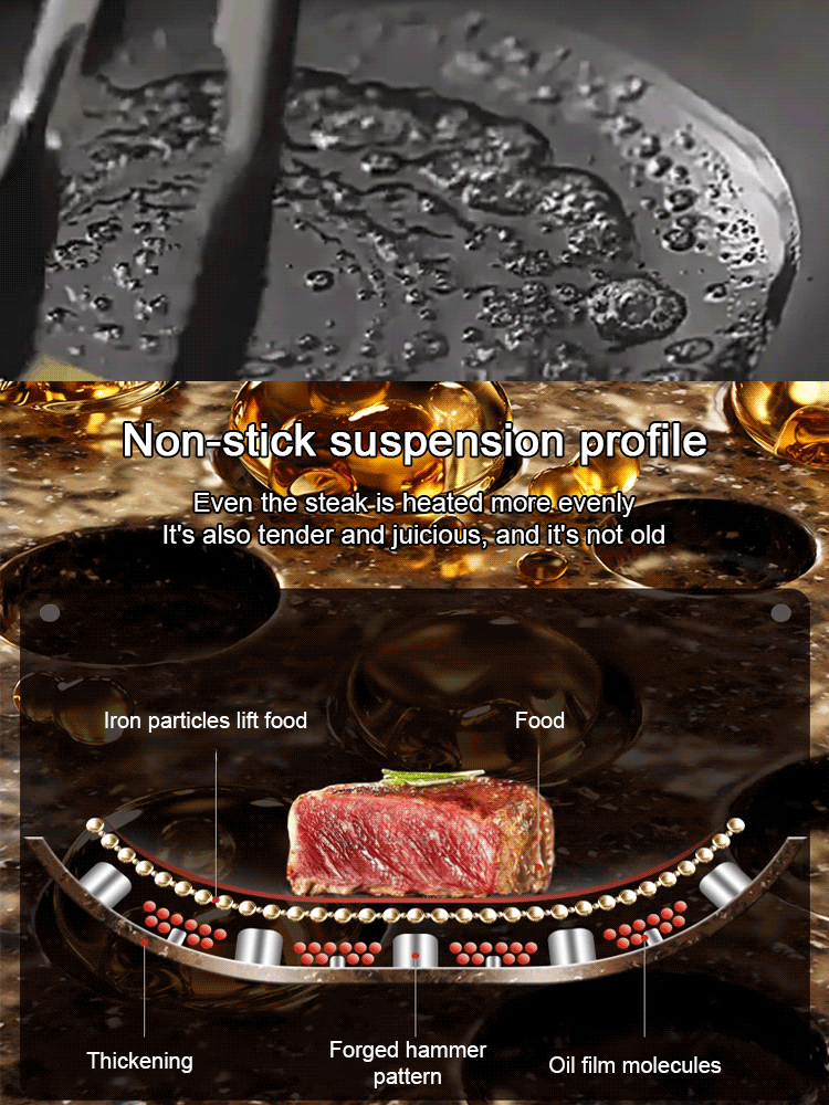 [Uncoated healthy pot] Iron-supplemented pure iron non-stick pot