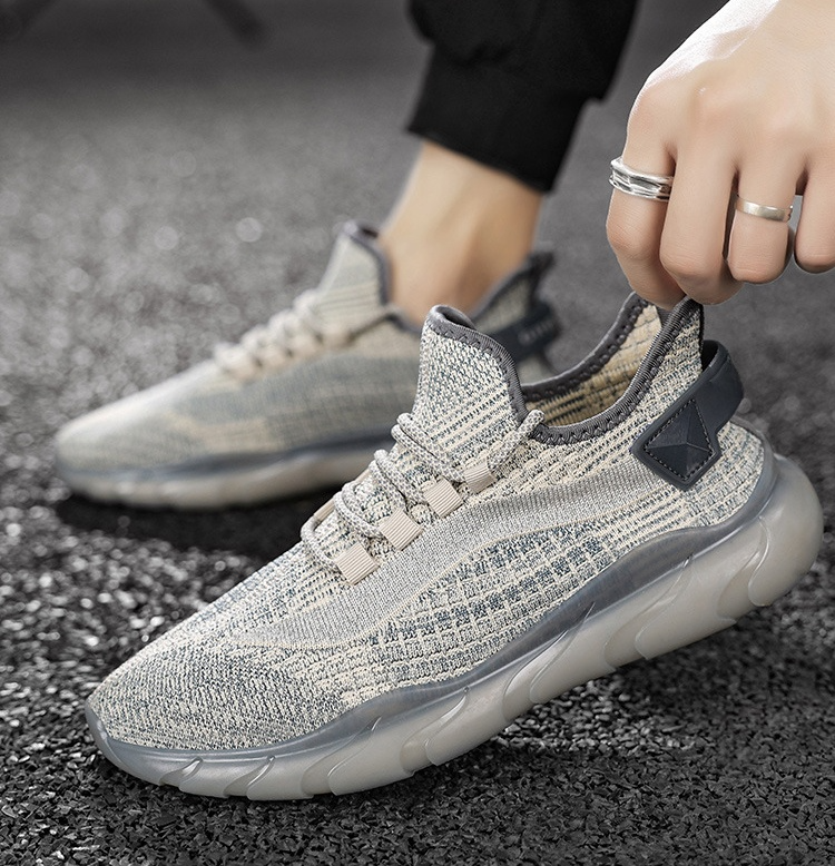 통기성 좋은 남성 니트 운동화 앞모습