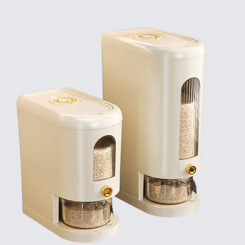 쌀통 곤충방지 습기방지 밀폐형 쌀통 가정용 쌀 및 밀가루 서랍 쌀 보관함 쌀 보관함 식품 등급