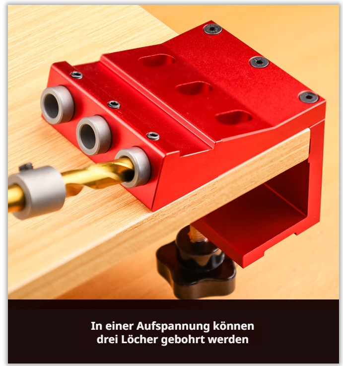 Garderobenbohrer für einfache Installation