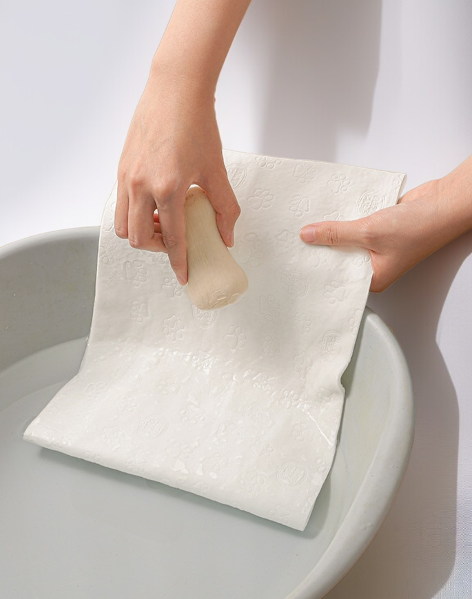 Soft and luxurious double-sided bath towel texture