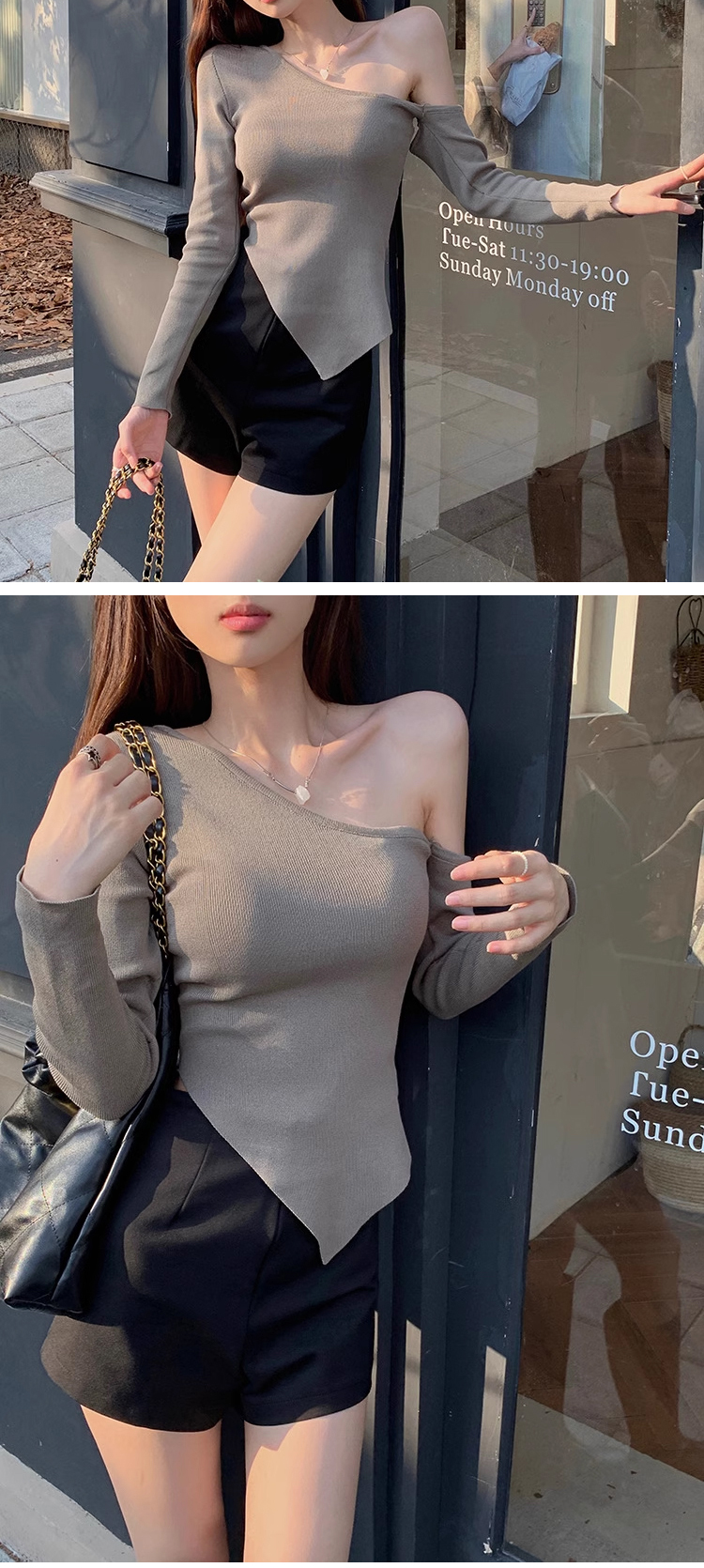 여름 데일리룩에 어울리는 슬림핏 상의