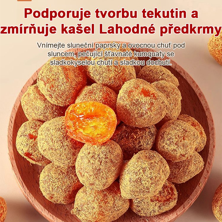 Směsná nápoj z pomerančové kůry, jamu, lékořice a kumkvatu